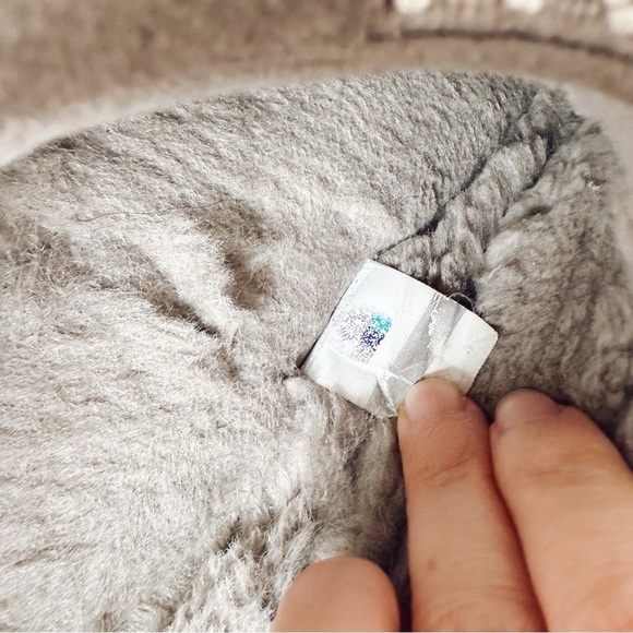 UGG Tazz Maxi Curly Genuine Shearling Slipper Grey - Picture 8 of 13